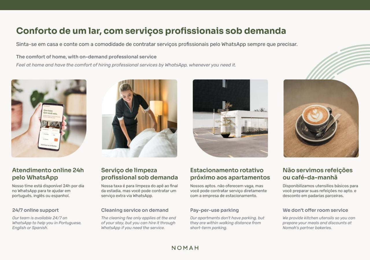 Nomah - Aptos Por Temporada Na Vila Nova Conceicao São Paulo Exteriör bild