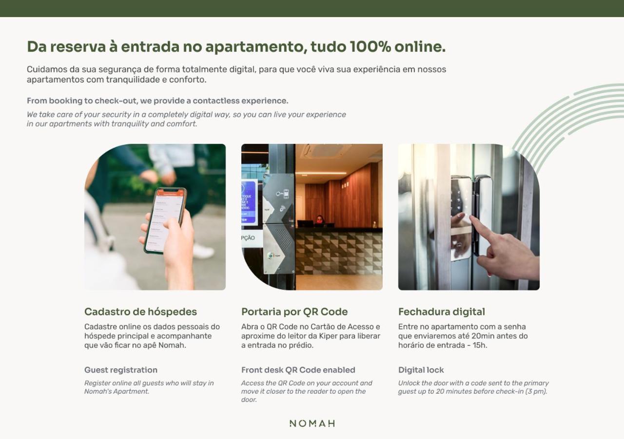 Nomah - Aptos Por Temporada Na Vila Nova Conceicao São Paulo Exteriör bild